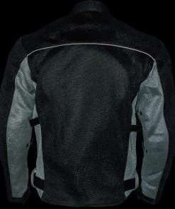 Motorcycle Jackets Xelement CF505 Men's'Phantom Rider' Black Advanced Mesh Sports Jacket With X-Armor Protection