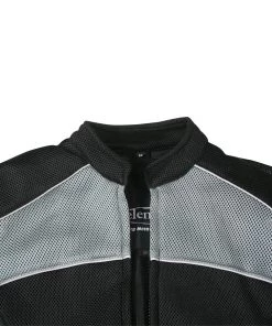 Motorcycle Jackets Xelement CF507 Women's'Guardian' Black And Grey Mesh Jacket With X-Armor Protection