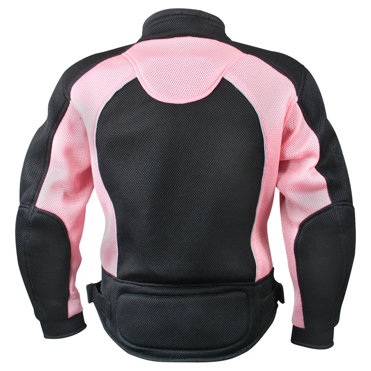 Xelement CF508 Women's 'Guardian' Black And Pink Mesh Jacket With X-Armor Protection