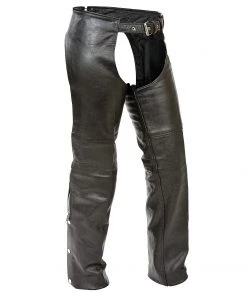Hot Leathers CHK1001 Kid’s/Children Classic Black Leather Chaps