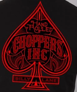 Hot Leathers Official Billy Lane's Choppers Inc CIM1022 Men’s Lane Spade Black T-Shirt Riding Gear
