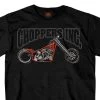 Hot Leathers Riding Gear Official Billy Lane's Choppers Inc CIM1032 Men’s Hubless Chopper Double Sided Black T-Shirt