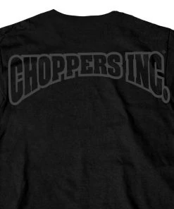Hot Leathers Riding Gear Official Billy Lane's Choppers Inc CIM1032 Men’s Hubless Chopper Double Sided Black T-Shirt