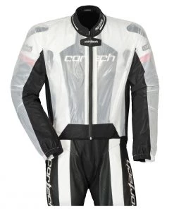 Cortech 'Road Race' Mens Clear Rainsuit Jacket Riding Gear
