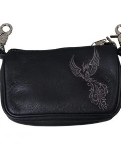 Hot Leathers CPE2003 Embroidered Ladies Clip Pouch-8”X5”X1.5”