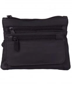 Hot Leathers CPL5011 Black Ladies Clip Pouch With Cell Pocket Riding Gear