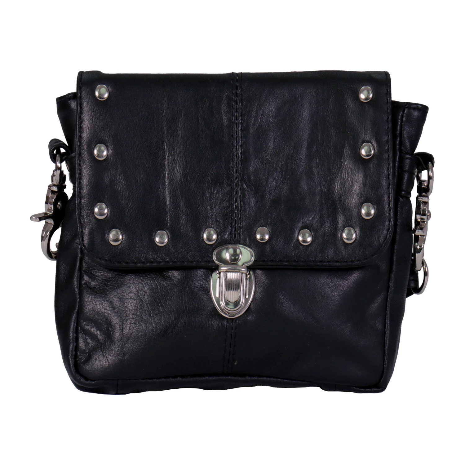 Hot Leathers CPS1010 Leather Clip Pouch With Studs
