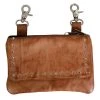 Hot Leathers CPS1015 Tan Studs Clip Pouch Riding Gear