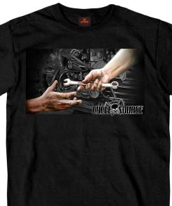 Hot Leathers Riding Gear Official Cycle Source Magazine CSM1005 Men’s Built Not Bought Black T-Shirt