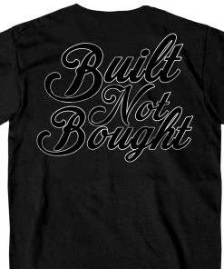 Hot Leathers Riding Gear Official Cycle Source Magazine CSM1005 Men’s Built Not Bought Black T-Shirt