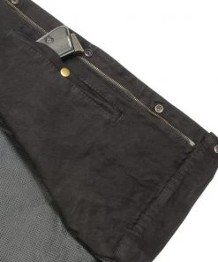 Club Vest CV3004LT Men's Blue Denim Collarless Vest With Concealed Snaps And Hidden Zipper