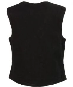 Club Vest CVL4000 Women's Black Denim Motorcycle Vest