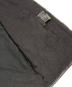 Motorcycle Vests Club Vest CVM3038 Men's Black Denim Collarless Motorcycle Vest