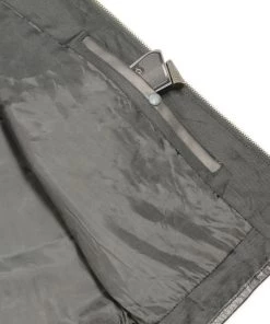 Motorcycle Vests Club Vest CVM3741 Men’s Black Zipper Front Side Lace Leather Vest With Seamless Design