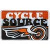 Hot Leathers CYA1002 Official Cycle Source Magazine Stripes Logo Patch Patches