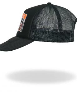 Riding Gear Hot Leathers CYA1003 Official Cycle Source Stripes Retro Wing Wheel Logo Snapback Trucker Hat