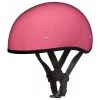 Daytona Helmets D1-DNS ‘Skull Cap' HI-Gloss Pink Half Face Helmet Without Visor
