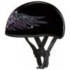 Riding Gear Daytona Helmets D6-BWH ‘Skull Cap’ Barbed Wire Heart Half Face Helmet