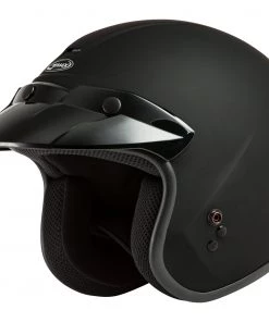 Gmax 72-5362 OF-2 Open-Face Helmet Matte Black Riding Gear