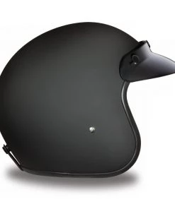 Daytona Helmets DC1-B ‘Cruiser’ Dull Black ¾ Open Face Helmet