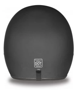 Daytona Helmets DC1-B ‘Cruiser’ Dull Black ¾ Open Face Helmet