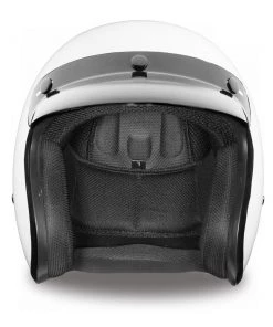 Daytona Helmets DC1-C ‘Cruiser’ HI-Gloss White ¾ Open Face Helmet