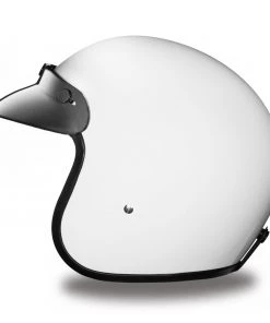 Daytona Helmets DC1-C ‘Cruiser’ HI-Gloss White ¾ Open Face Helmet