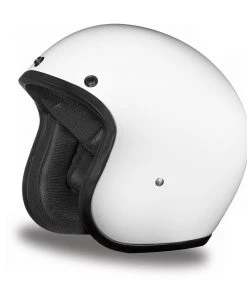 Daytona Helmets DC1-C ‘Cruiser’ HI-Gloss White ¾ Open Face Helmet