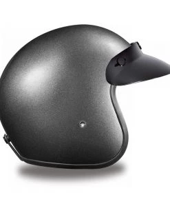 Daytona Helmets DC1-GM ‘Cruiser’ Gun Metal Grey Metallic ¾ Open Face Helmet