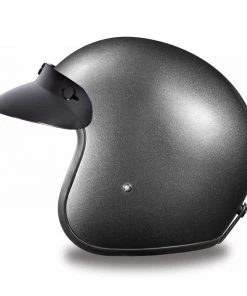 Daytona Helmets DC1-GM ‘Cruiser’ Gun Metal Grey Metallic ¾ Open Face Helmet