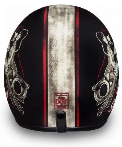 Daytona Helmets DC6-BFS ‘Cruiser’ Built For Speed Dull Black ¾ Open Face Helmet Riding Gear