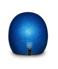 Riding Gear Daytona Helmets DC7-BL ‘Cruiser’ Blue Metal Flake ¾ Open Face Helmet