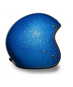 Riding Gear Daytona Helmets DC7-BL ‘Cruiser’ Blue Metal Flake ¾ Open Face Helmet