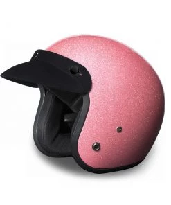 Riding Gear Daytona Helmets DC7-P ‘Cruiser’ Pink Metal Flake ¾ Open Face Helmet