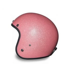 Riding Gear Daytona Helmets DC7-P ‘Cruiser’ Pink Metal Flake ¾ Open Face Helmet