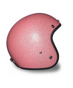Riding Gear Daytona Helmets DC7-P ‘Cruiser’ Pink Metal Flake ¾ Open Face Helmet