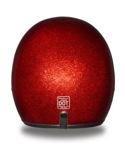 Daytona Helmets DC7-RD ‘Cruiser’ Red Metal Flake ¾ Open Face Helmet Riding Gear