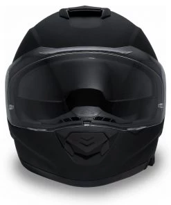Daytona Helmets DE1-B ‘Detour’ Dull Black Full-Face Helmet With Drop Down Shield