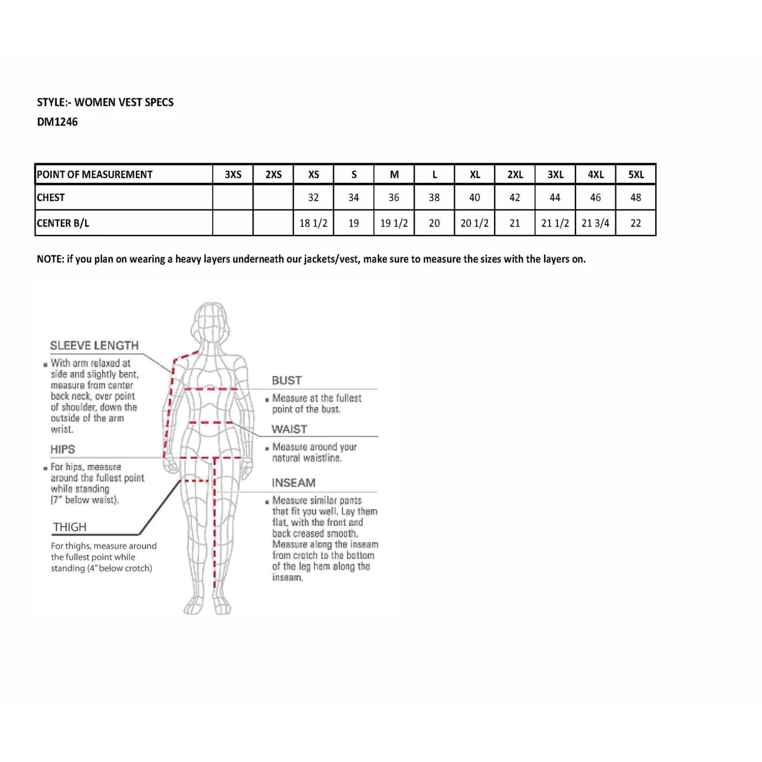 Motorcycle Vests Milwaukee Leather DM1246 Women's Black Denim Vest With V-Neck Collar