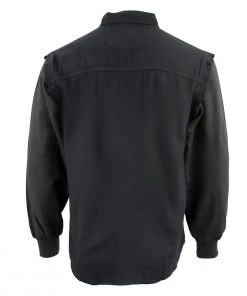NexGen DM2222 Men's Black Long Sleeve Button Shirt Riding Gear