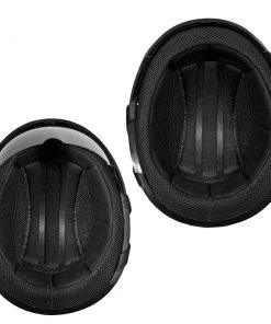 Daytona Helmets DS8-A ‘Skull Cap' Gloss Black Half Face Helmet With Inner Shield Riding Gear