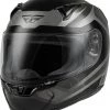 Fly Racing 73-8383 Revolt Rush Helmet Grey/Black