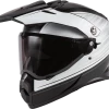 Gmax 72-4511 AT-21 'Adventure Raley' Helmet Matte Black/White Riding Gear