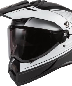 Gmax 72-4511 AT-21 'Adventure Raley' Helmet Matte Black/White Riding Gear