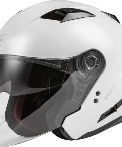 Gmax 72-4857 OF-77 Open-Face Helmet Pearl White
