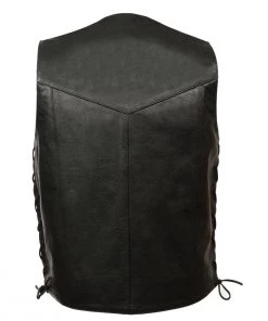 Motorcycle Vests Event Leather EL5397TALL Men's Tall Sizes Classic Leather Vest