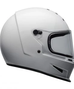 Bell Helmets Riding Gear Bell Eliminator'Born From Auto, Built For The Street' Full Face Gloss White Helmet