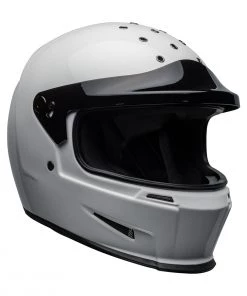 Bell Helmets Riding Gear Bell Eliminator'Born From Auto, Built For The Street' Full Face Gloss White Helmet