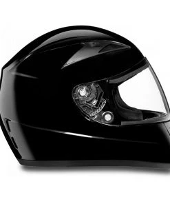 Daytona Helmets F1-A ‘Shadow’ HI-Gloss Black Full-Face Helmet Riding Gear