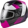 Gmax 72-5936 MD-04S 'Reserve' Modular Snow Helmet Black/Pink/White Riding Gear